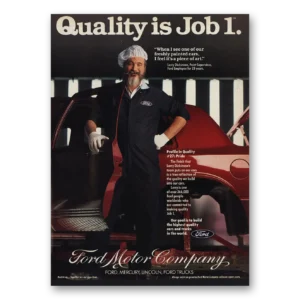 1991 Ford Motor Company Print Ad | Larry Dickinson