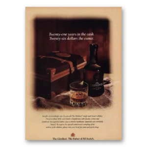 1991 Glenlivet Print Ad | Twenty One Years