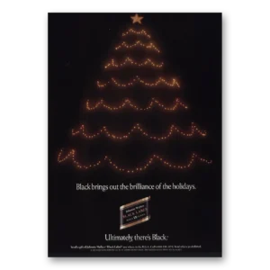 1991 Johnnie Walker Black Label Print Ad | Brings Out Brilliance
