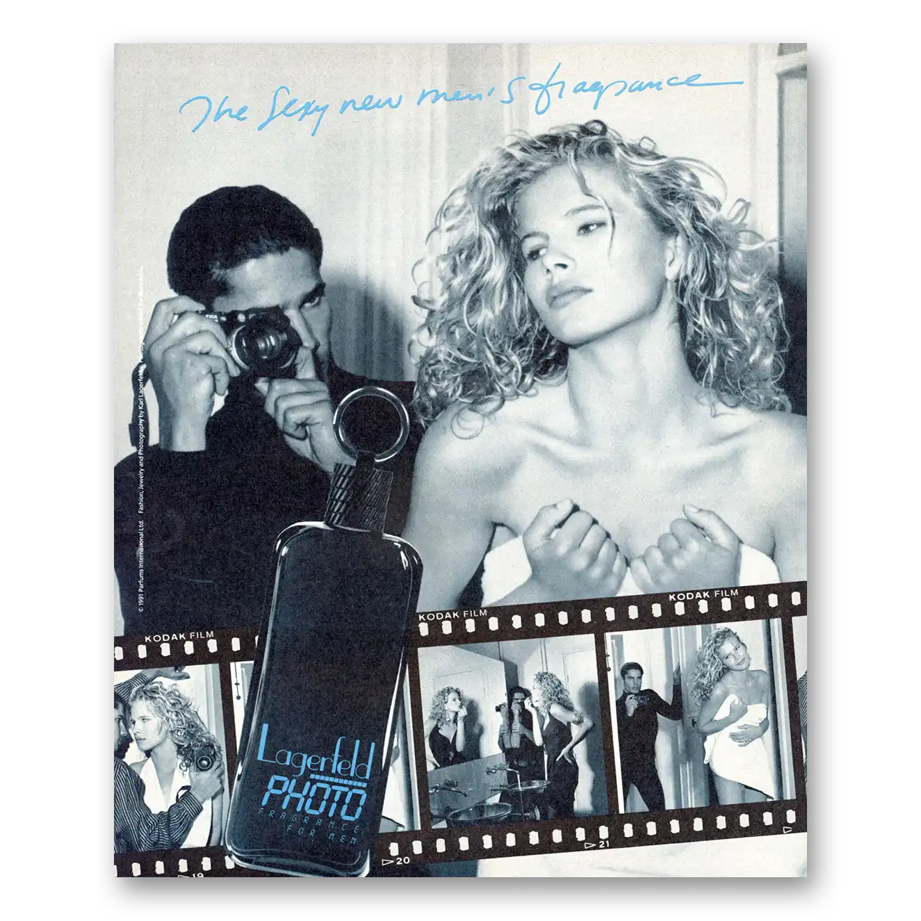 1991 Lagerfeld Mens Fragrance Print Ad | Mens Fragrance