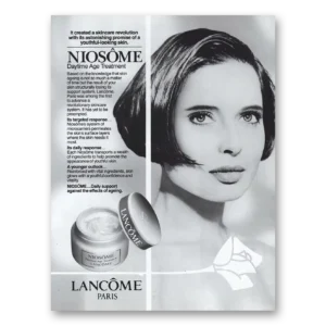 1991 Lancome Cosmetics Print Ad | Isabella Rossellini