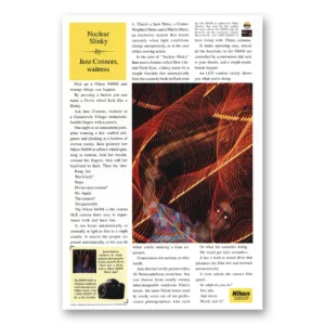 1991 Nikon Camera Print Ad | Nuclear Slinky