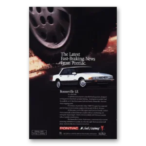 1991 Pontiac Bonneville Print Ad | Breaking News