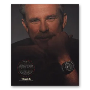 1991 Timex Watch Print Ad | Pilot Hank Dempsey