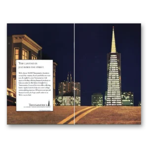 1990 Transamerica Print Ad | Focus Clear Choice