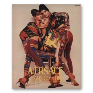 1991 Versace Print Ad | Jeans Couture