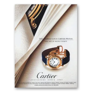 1992 Cartier Watches Print Ad | Diabolo Louis