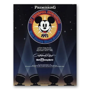 1992 Disneyana Convention Print Ad | Walt Disney World