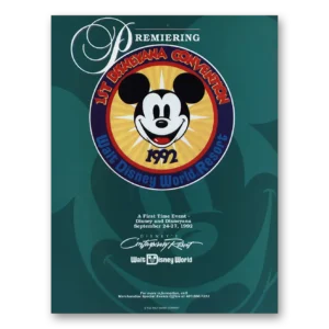 1992 Disneyana Convention Print Ad | Walt Disney World