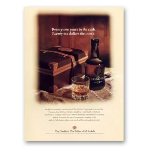 1992 Glenlivet Print Ad | Twenty One Years