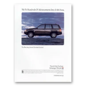 1992 Jeep Grand Cherokee Print Ad | Advancements