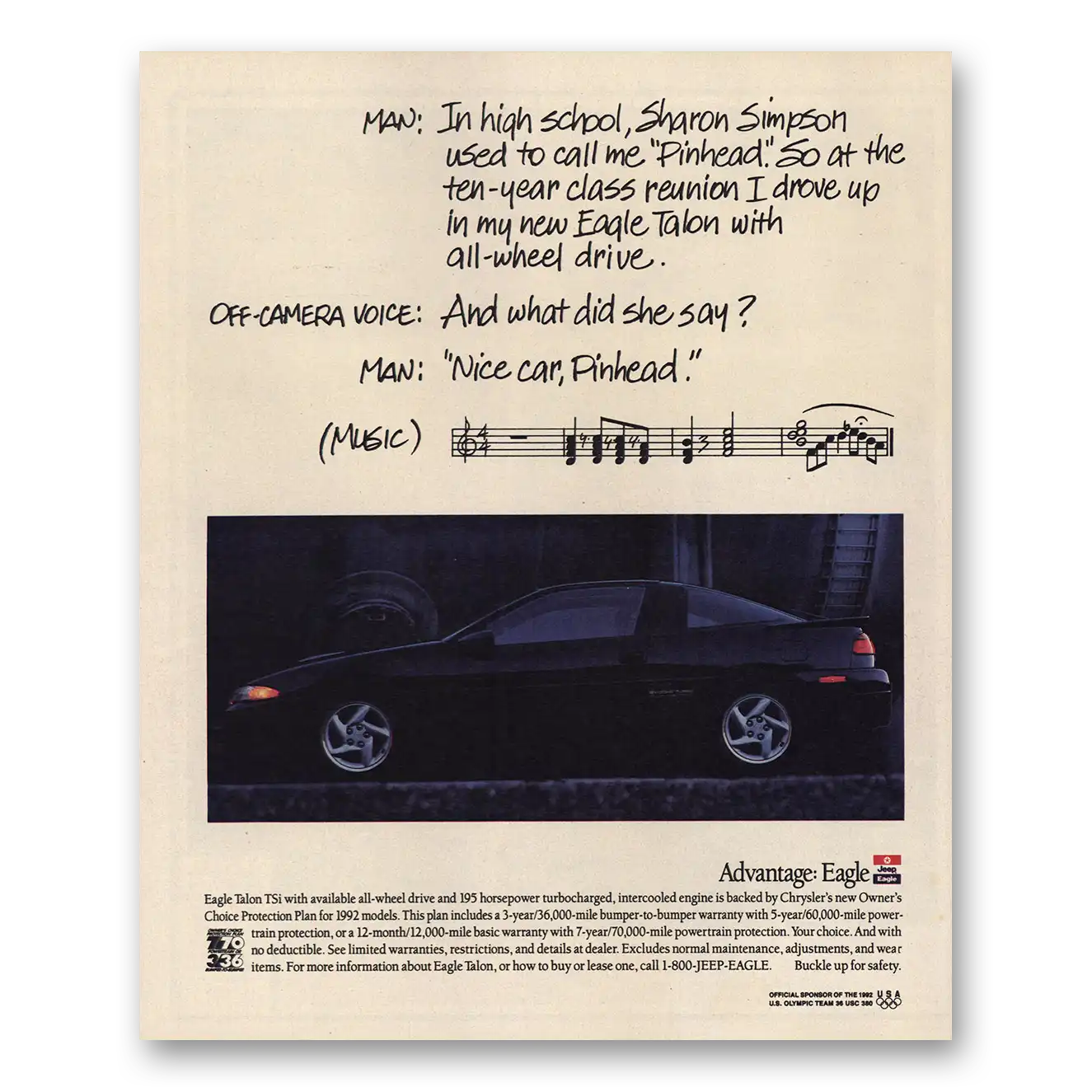 1992 Jeep Eagle Print Ad | Sharon Simpson