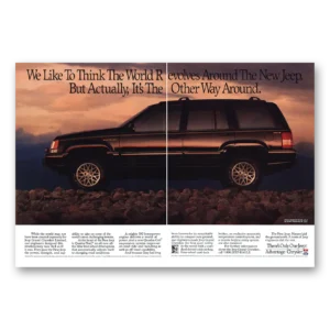 1993 Jeep Grand Cherokee Print Ad | World Revolves