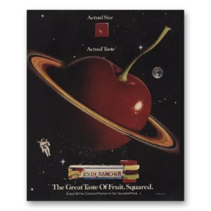1992 Jolly Rancher Print Ad | Great Taste