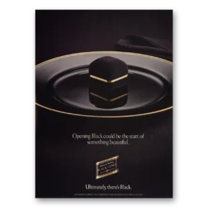 1991 Johnnie Walker Black Label Print Ad | Something Beautiful