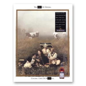 1992 Martell Cognac Print Ad | Art Dining