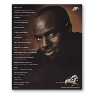 1992 Nike Shoes Print Ad | Mike Powell