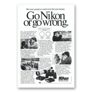 1992 Nikon Camera Print Ad | Af Zoom