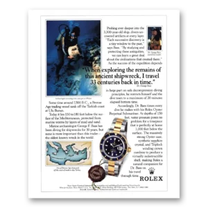 1992 Rolex Print Ad | Ancient Shipwreck