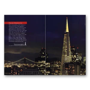 1992 Transamerica Print Ad | Pyramid Perspective