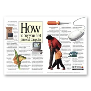 1993 Apple Macintosh Performa Computer Print Ad | Personal Computer