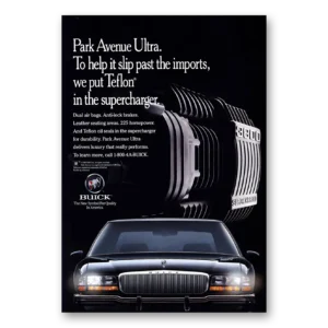 1993 Buick Park Avenue Print Ad | Supercharger