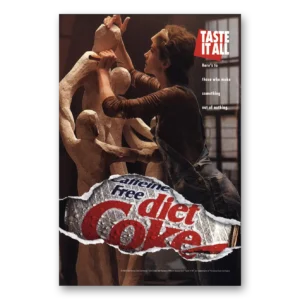 1993 Coca Cola Print Ad | Taste It All
