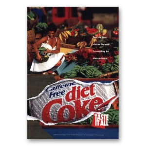 1993 Coca Cola Print Ad | See The World