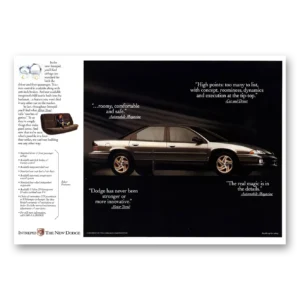 1993 Dodge Intrepid Print Ad | Roomy Comfortable