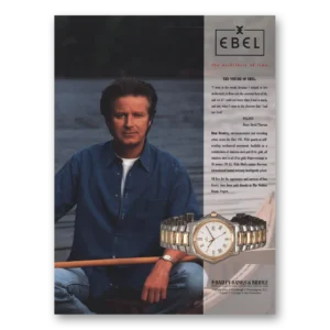1993 Ebel Watch Print Ad | Don Henley
