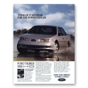 1993 Ford Taurus Print Ad | Caviar