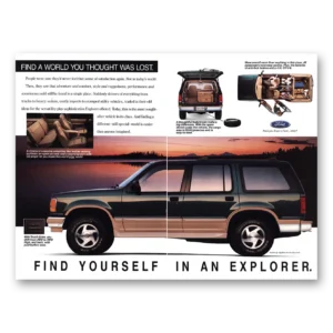 1993 Ford Explorer Print Ad | World Lost