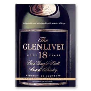 1993 Glenlivet Print Ad | Aged 18 Years