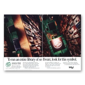 1993 Intel Print Ad | Run Entire Library