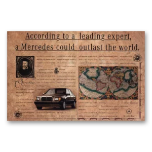 1993 Mercedes Benz Print Ad | Outlast World
