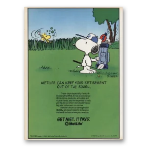 1993 MetLife Print Ad | Retirement