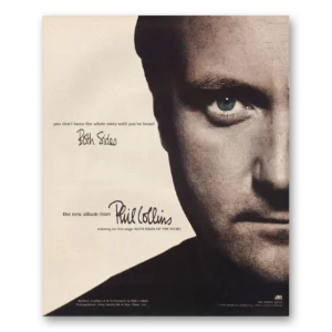 1993 Phil Collins Promo Print Ad | Whole Story