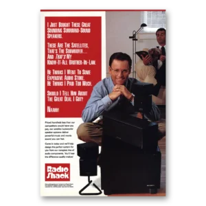 1993 Radio Shack Print Ad | Surround Sound Speakers