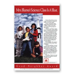 1993 State Farm Insurance Print Ad | Mrs Blume