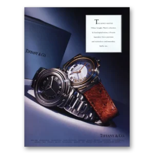 1993 Tiffany & Co Watches Print Ad | Intaglio Watch