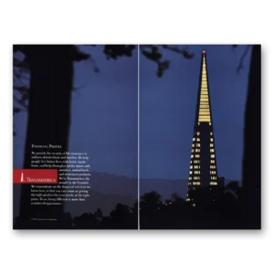 1993 Transamerica Print Ad | Financial Profile