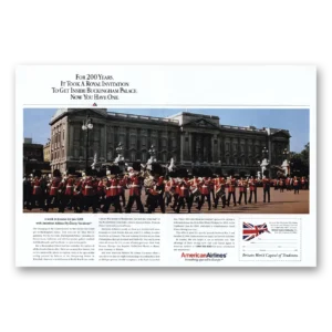 1994 American Airlines Print Ad | Buckingham Palace