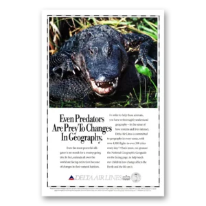 1994 Delta Air Lines Print Ad | Predators Prey