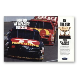 1994 Ford Motor Company Print Ad | Nascar Champion
