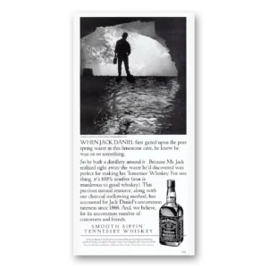 1994 Jack Daniels Print Ad | Spring Water