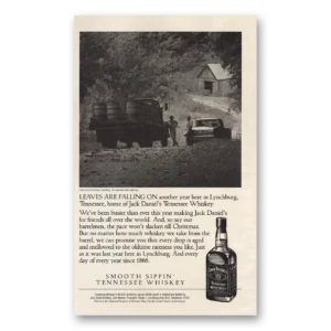 1994 Jack Daniels Print Ad | Leaves Falling