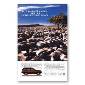 1994 Jeep Grand Cherokee Print Ad | Cobblestone Road