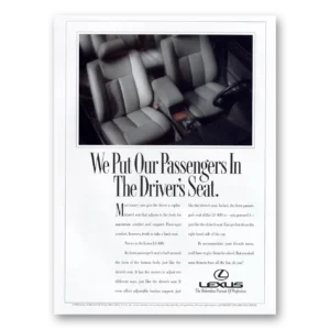 1994 Lexus LS400 Print Ad | Drivers Seat