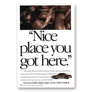 1994 Oldsmobile 88 Print Ad | Nice Place