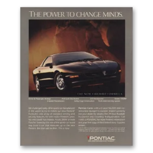 1994 Pontiac Firebird Print Ad | Formula Power